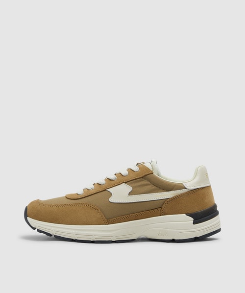 Stepney Workers Club Osier S-strike Suede Sneaker In Desert