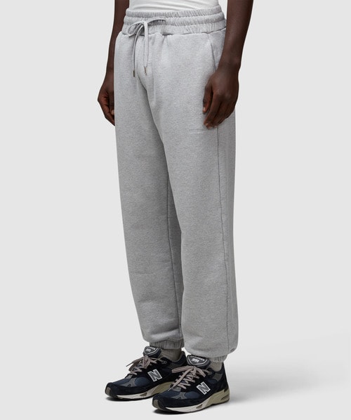【GRANCY】ZipDesign SweatPants Men's Solid Color Stitching Sweatpants Zipper Biker Twill