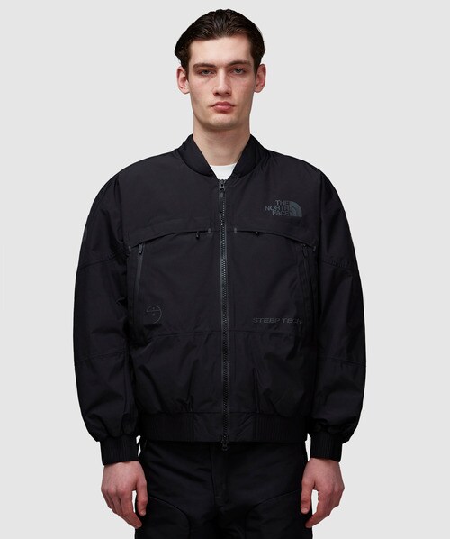 The North Face Rmst Steep Tech Bomber Jacket In Tnf Black