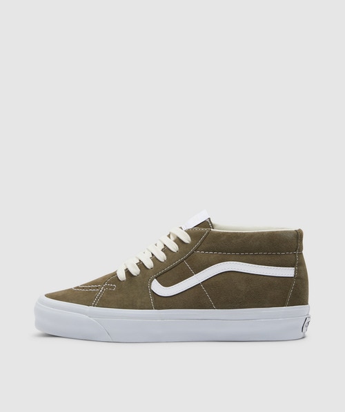 Vans Sk8-mid Reissue 83 Sneaker In Lx Pig Suede Sea Turtle