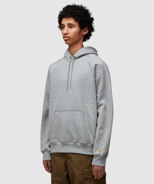 Carhartt WIP Chase hoodie | SILVER PINE / GOLD | SEVENSTORE