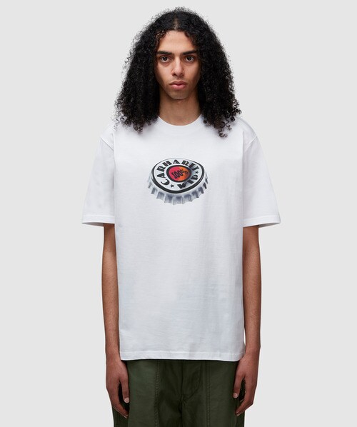Carhartt Bottle Cap T-shirt In White