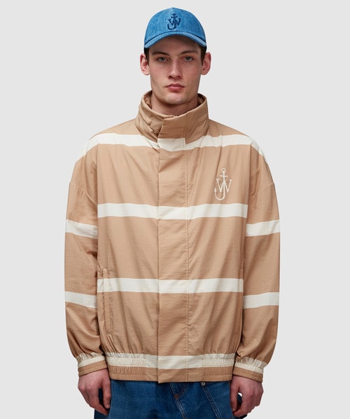 Shop Jw Anderson Track Jacket In Beige