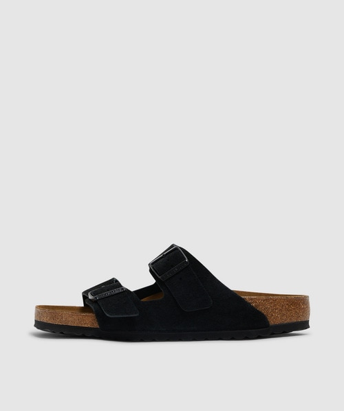 Shop Birkenstock Arizona Vl Sandal In Black