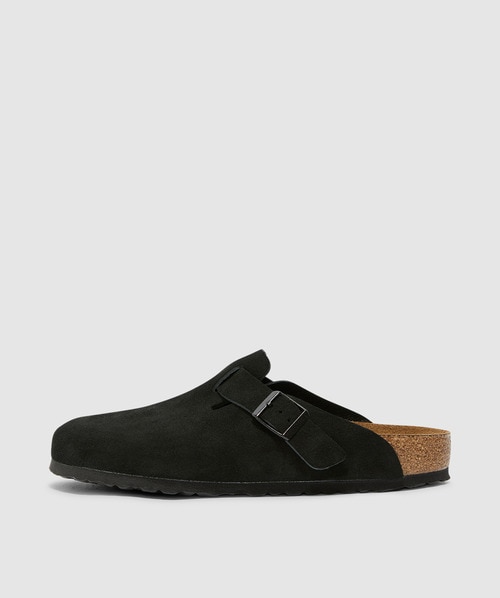 Shop Birkenstock Boston Vl Sandal In Black