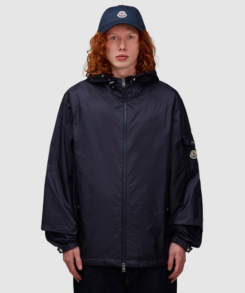 Moncler Etiache Windbreaker Jacket In Navy