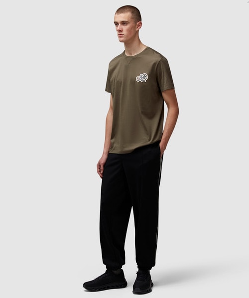 Moncler Double badge t-shirt | BLACK | SEVENSTORE