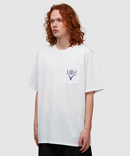【関税込み】South2 West8 Embroidered t-shirt South2 West8 【サウスツーウエストエイト】S/S CREW NECK TEE
