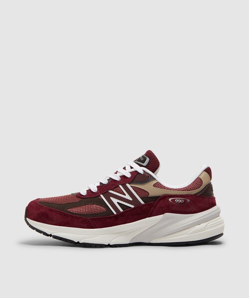 New Balance Mius 990v6 Sneaker In Burgundy