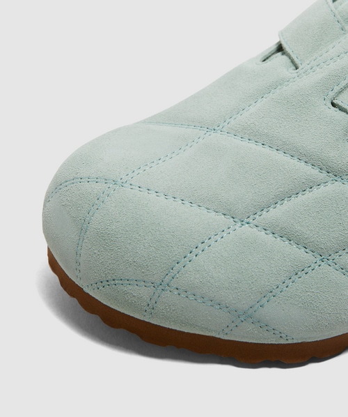 Birkenstock Quilted boston sandal | CLEARLY AQUA | SEVENSTORE