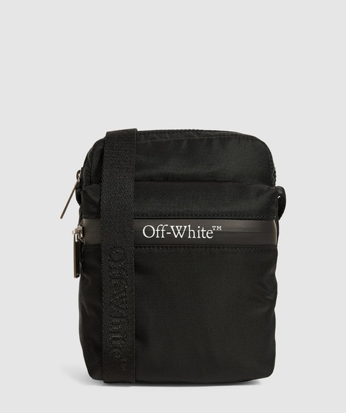 Off White C/o Virgil Abloh Outdoor Crossbody Bag In Black No C