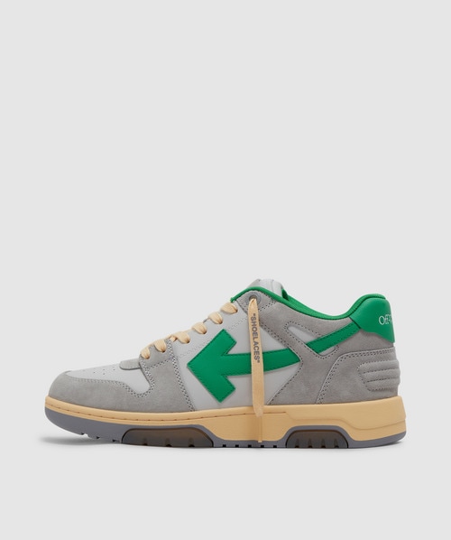 Off White C/o Virgil Abloh Out Of Office Sneaker In Grey/green