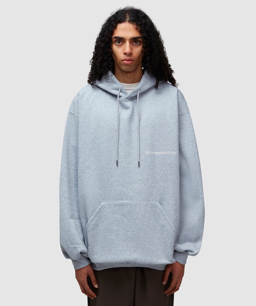 Goopimade “g1-h1” Shadow Paint Hoodie In Grey