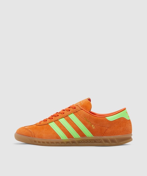 adidas Hamburg sneaker | ORANGE/SOLAR GREEN/GUM 3 | SEVENSTORE