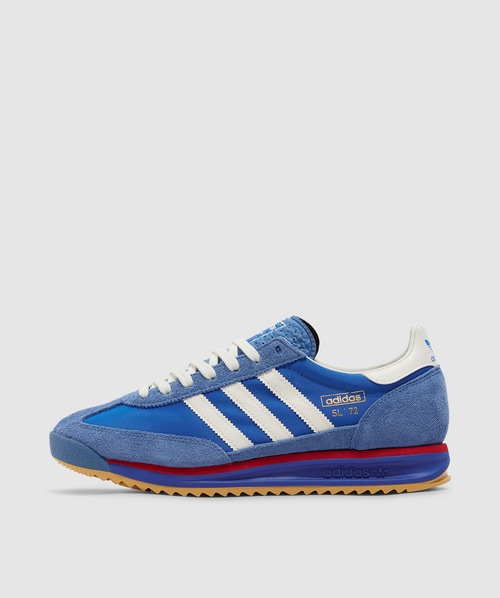 Shop Adidas Originals Sl 72 Rs Sneaker In Blue/core White/better Scarlet