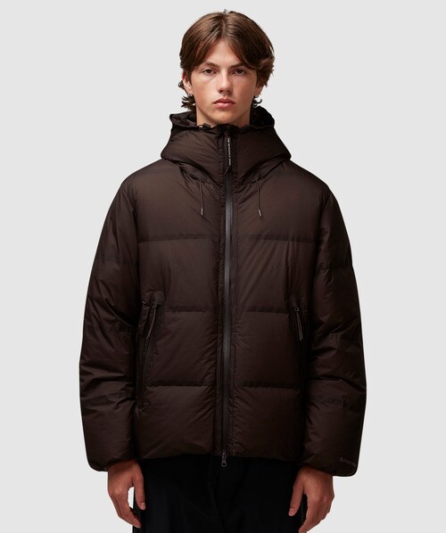 C.P. Company Metropolis series pertex hooded down jacket | RUM 