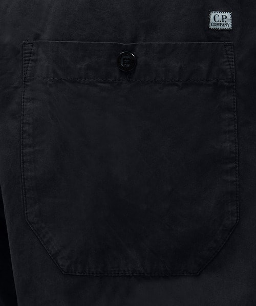 C.P. Company Microreps boxy lens cargo pant | BLACK SAND