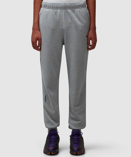 Nike X Nocta Nrg Fleece Cs Sweatpant In Dk Grey Heather/matte Silver/black