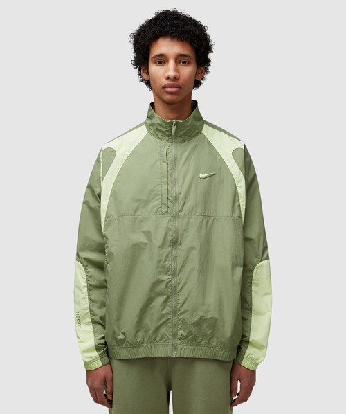 Shop Nike X Nocta Nrg Track Jacket In Oil Green/lt Liquid Lime/lt Liquid Lime