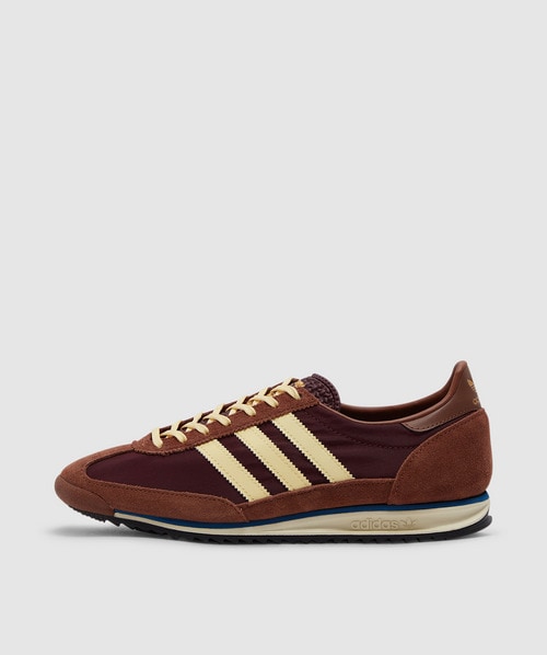 Shop Adidas Originals Sl 72 Rs Sneaker In Maroon/almyel/prebrn