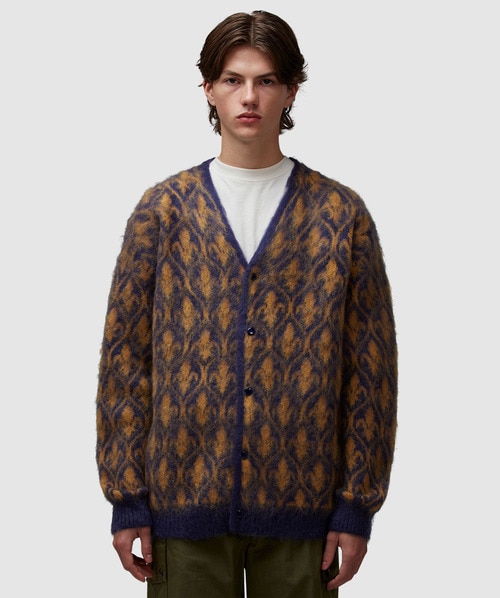 Needles Mohair cardigan | PURPLE | SEVENSTORE