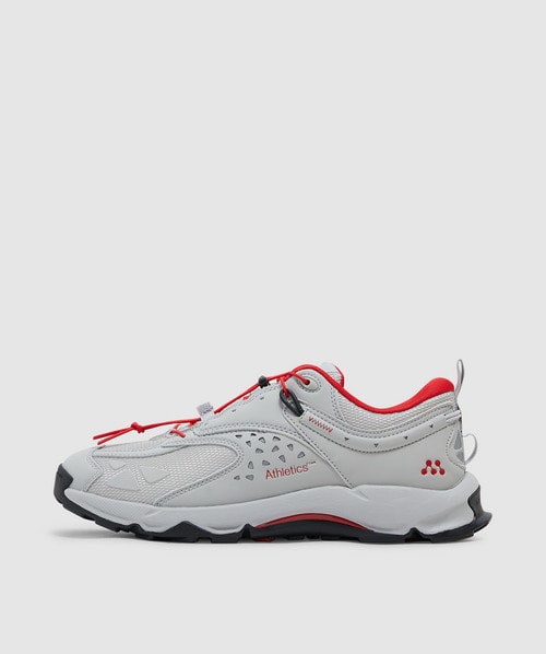 Athletics Ftwr 2.0 Low Sneaker In North Grey/high Risk Red