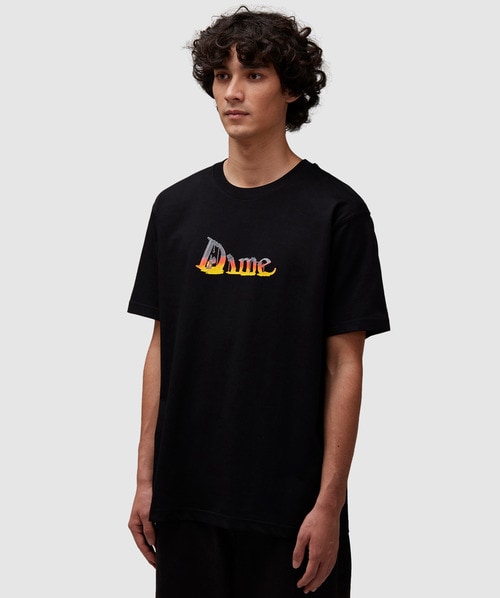 【Dime】Classic Shiny T-Shirt Dime: Black Classic Shiny T-shirt | SSENSE
