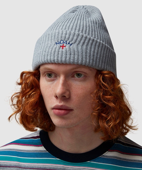 Noah Core logo beanie | HIGH RISE GREY | SEVENSTORE
