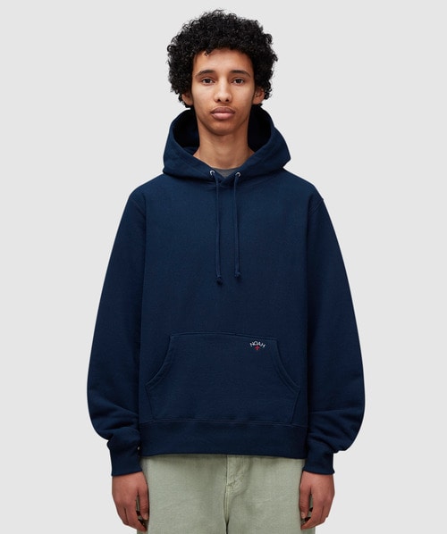 Shop Noah Classic Hoodie In Navy