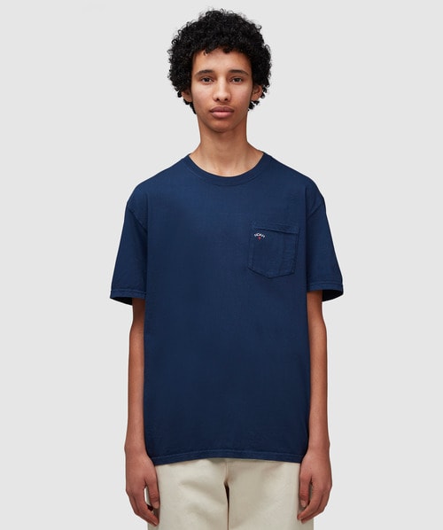 Noah Core Logo Pocket T-shirt In Navy