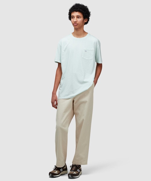 Noah Core logo pocket t-shirt | WHITE | SEVENSTORE