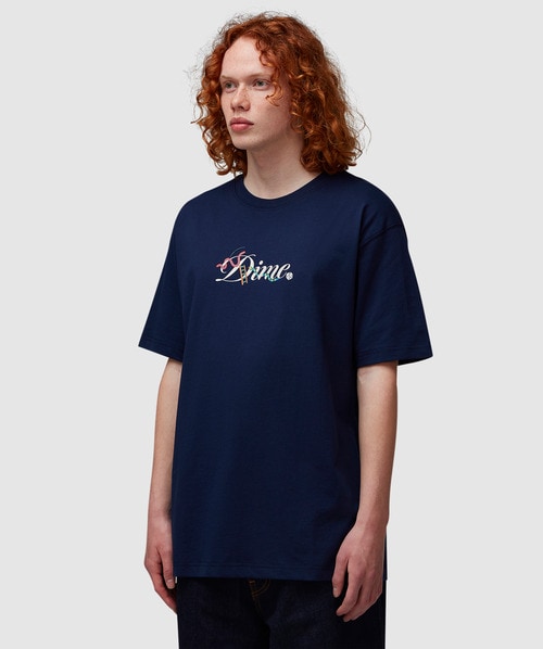 Dime Cursive snake t-shirt | NAVY | SEVENSTORE