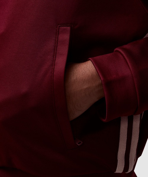 Bb track jacket maroon deals