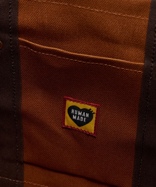 Human made Duck canvas tote large Brown - GRADUATE STORE | EN