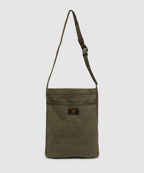 関税送料込【HUMAN MADE】DRAWSTRING BAG☆オリーブドラブ 巾着 関税送料込【HUMAN MADE】巾着バッグ☆オリーブドラブ ロゴ 綿
