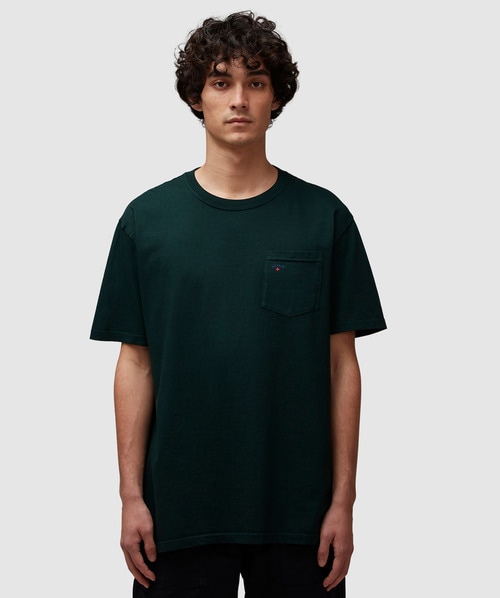 Noah Core logo pocket tee | FOREST GREEN | SEVENSTORE