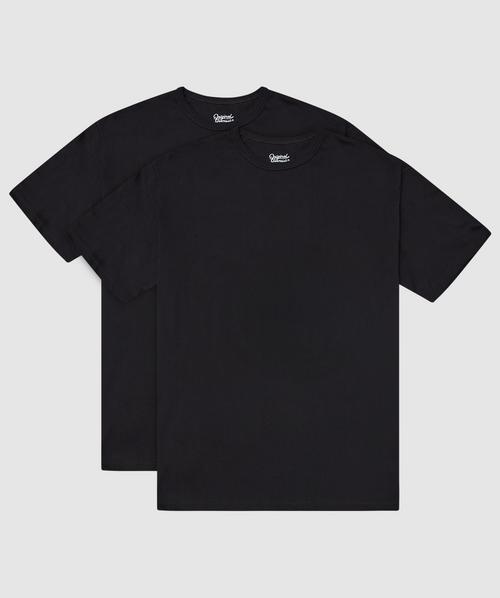 Tシャツ・カットソー COVERNAT Active 2PACK T-shirt Black MUSINSA | COVERNAT [2PACK] Cool Cotton T-shirt Black+White