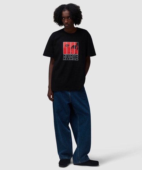 【関送無料】 Awake NY Vegas ロゴ Tシャツ Awake NY Vegas t-shirt | BLACK | SEVENSTORE