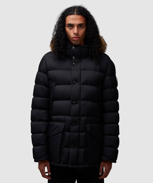 Moncler Teddy fleece jacket | BLACK | SEVENSTORE