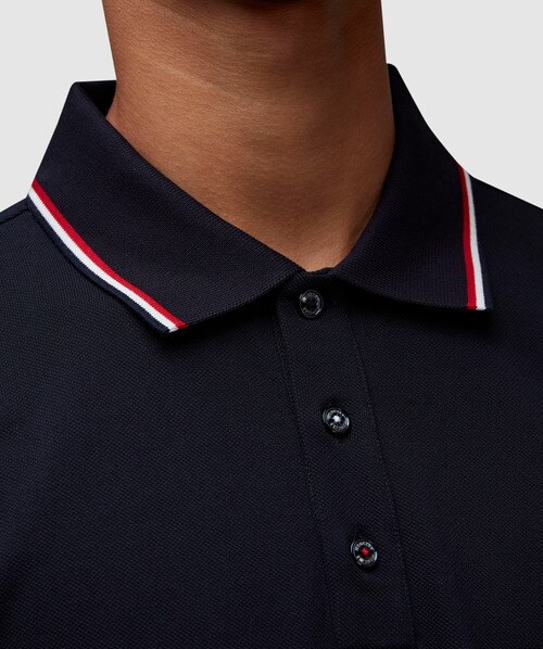 Moncler Long sleeve polo shirt BLACK SEVENSTORE