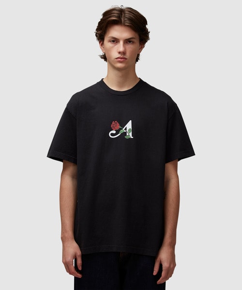 【関送無料】 Awake NY Vegas ロゴ Tシャツ Awake NY Flower classic t-shirt | WASHED BLACK | SEVENSTORE