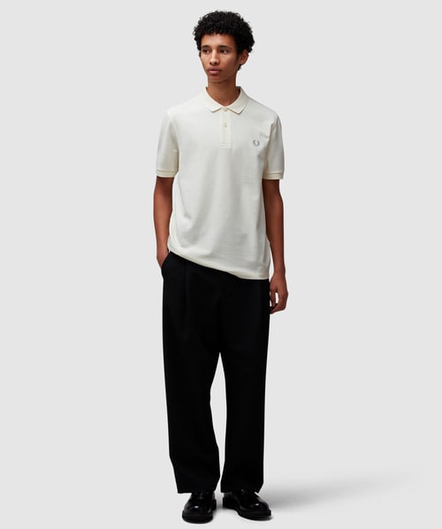Comme des Garçons SHIRT X Fred Perry polo shirt | BLACK