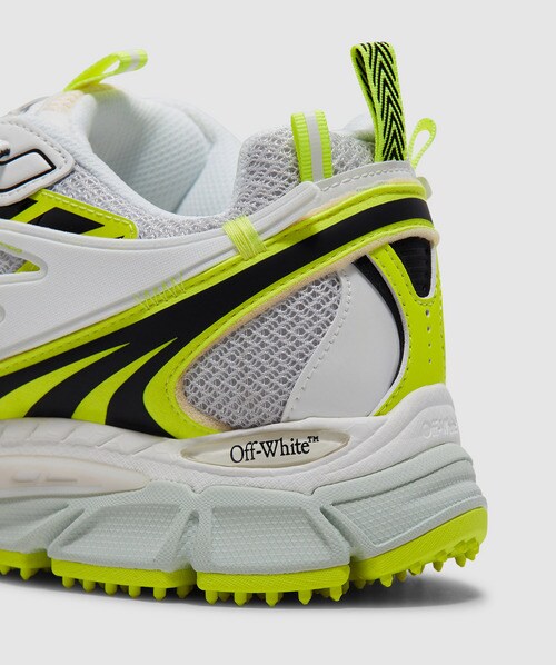 Off White CO Virgil Abloh Ow be right back sneaker WHITE YELLOW FLUO SEVENSTORE