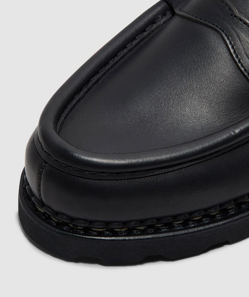 靴 paraboot REIMS 6 1/2 F Loafer Black Paraboot Reims Lisse Loafer