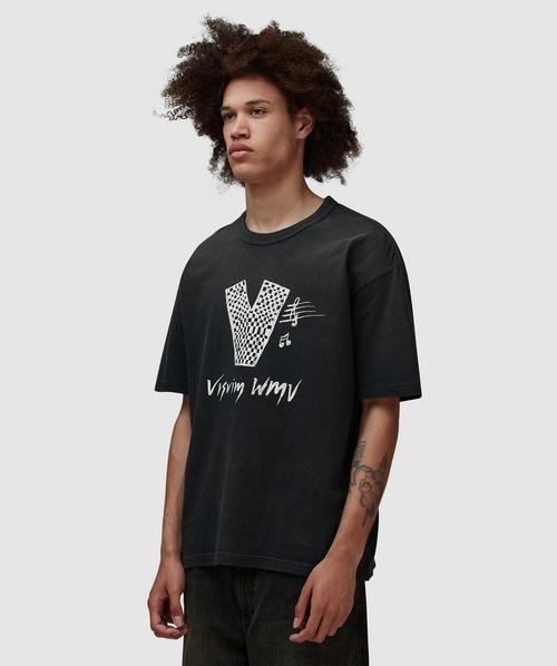 Visvim Jumbo v crash t-shirt | BLACK | SEVENSTORE