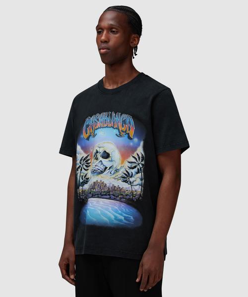 Tシャツ・カットソー Casablanca LA PREMONITION BOWLING SHIRT (UMS25SH003 04) La premonition silk shirt