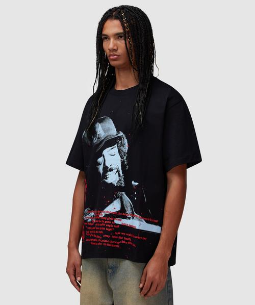 ★Awake NY★ ブラック Stomper グラフィックTシャツ Awake NYのブラック Stomper グラフィックTシャツがセール中