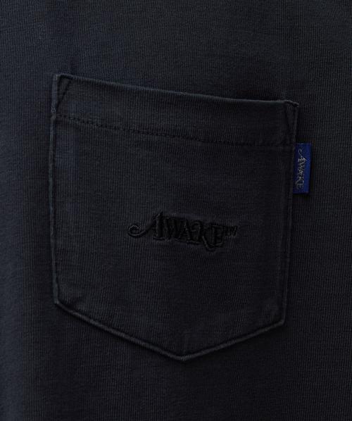 Awake NY Pocket t-shirt | BLACK | SEVENSTORE