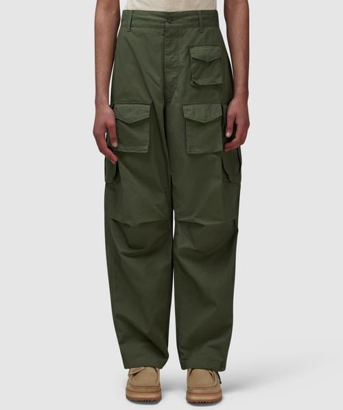 セクタ　Engineered Garments オリーブグリーン チノパン Engineered Garments Fatigue Pant Olive Cotton Ripstop | END