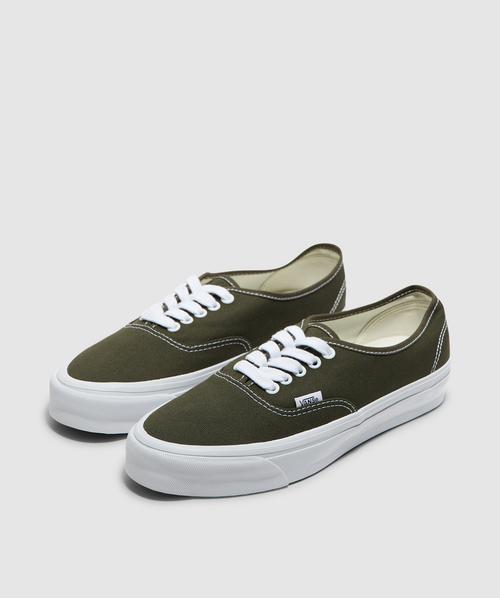 靴 VANS LX AUTHENTIC 44 DARK OLIVE Sneaker Politics